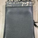 DKNY  Elissa Graffiti Leather Crossbody Bag Black Silver Chain NYC Theme Lock Photo 8