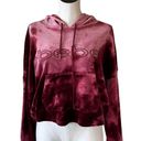 Bebe NWT  LOGO PLUSH HOODIE ROSE DUST LARGE Photo 5