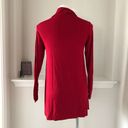 Peck & Peck  Turtleneck Jester Red Top Ruche Neck Base Layer Size S NWT Photo 4