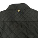 Miami  Black Quilted Sherpa Lined Vest Photo 3