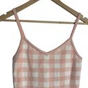 l*space L* Francie Pink Gingham Sweater Mini Dress Cardigan Co-Ord Set Size M Photo 9