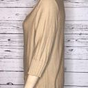 Hemline Avenue NWT Size 22/24 Tan with Gold Shimmer High-Low  Sweater Top Photo 2