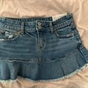 American Eagle y2k low rise flare denim mini skirt Photo 1