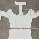 Naked Wardrobe  Choker Midi Dress White M Photo 5