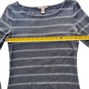 Banana Republic  Round Neckline Long Sleeves Gray Sweater, Women's Size Small Photo 6