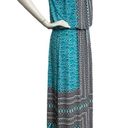 London Times  Collection Sleeveless Maxi Dress Women’s size 10 Blue Black Cruise Photo 3