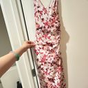 ZARA Pink and White Wrap Spaghetti straps dress Size S Photo 2