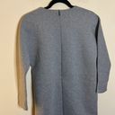 Everlane  Thick Scuba Knit Sweater Tunic Dress - Heather Gray Photo 4