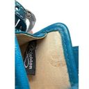 Brighton  Cell Phone Holder Blue Croc‎ Pebble Leather with 2 straps Photo 6