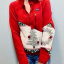 Patagonia sweater Custom reworked Patagonia Christmas sweater Women’s Small Red Photo 5