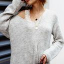 J.Crew  Point Sur button back marled tunic angora wool blend XS Photo 0