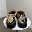 Circus by Sam Edelman Circus NY Snakeskin Lugsole Loafers Size 9 Photo 3