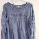 Free People  Boy Meets Girl Boho Long Sleeve Pacific Coast Top Photo 2