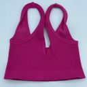 Free People NEW Set!  Movement XS/S Happiness Runs Scoop Neck Sports Bra Berry Photo 4