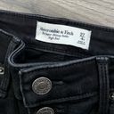 Abercrombie & Fitch The Super Skinny Ankle High Rise Jeans | Faded Black | 27 Photo 6