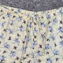 American Eagle vintage y2k  pj loungewear shorts yellow floral cotton S coquette Photo 2