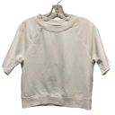 All Saints Lila Short Sleeved Sweatshirt Cream Size XS Photo 2