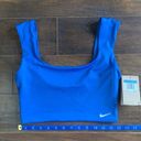 Nike Crop Bikini Top Essential Swimsuit Women's Pacific Blue Bikini Top Size Medium NEW Photo 7