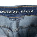 American Eagle  Womens Jeans 14 Long Hi Rise Distress 360 Blue Next Level Stretch Photo 2