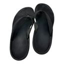 Olukai  Ohana Black and White Flip Flop Size 10 Photo 2