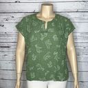 Style & Co  Plus NWT Size 2X Animal Constellation Print Split V-Neck Blouse Top Photo 0