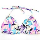 OP  White Triangle String Bikini Top Small Swimwear Swimsuit Photo 0