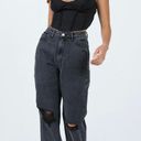 Princess Polly high waisted mom jeans Black us size 2 Photo 1