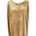 Free People  Heartbreaker Viscose Blend Waffle Knit Oversized Thermal Medium Photo 0