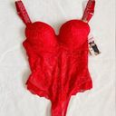 Juicy Couture  Red Sexy Lace Full Body suit Lingerie New Photo 0