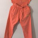 Talentless  Unisex Oversized Sweatpants Set - Highlighter Coral Photo 1