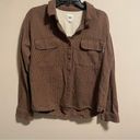 Vans  Junction Flannel Button Down Brown Plaid Shirt- Size Medium Photo 0