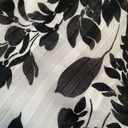 Lane Bryant  Dress White Black Graphic Leaf Print Faux Wrap Sleeveless Vneck 14W Photo 7