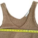 Lush Clothing Double V Sleeveless Sweater Faux Knot Front Size Large In Latte Tan By Lush Photo 6