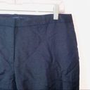 Tommy Hilfiger NWT Radcliffe Navy Blue Linen Blend Relaxed Ankle Pants Photo 4