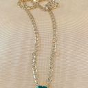 Solitaire JOY DRAVECKY BIG ENERGY  GREEN (EMERALD) CZ NECKLACE NWOT Photo 2