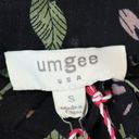 Umgee  Floral Lightweight Button down Ruffle Long Sleeve Blouse Top [small] New Photo 4