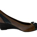 Audrey Brooke  Women's Suede 2.5" Wedge Pumps size 8.5 Leather Photo 2