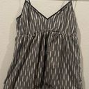 Converse White Grey Spaghetti Straps V-Neck Mini Dress Photo 0