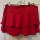 Boohoo Red Ruffles Skirt Photo 0