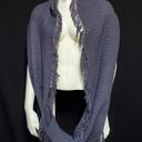 infinity Gray Tassel  Scarf Photo 1