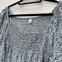 Old Navy  Ditzy Floral Blouse Women's XXL Square Neck Cap Sleeves Boxy Fit Photo 1