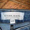 Risen  wide leg normcore 9/29 bling fringe hem Eras jeans Photo 1