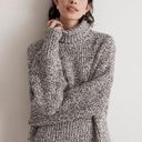 Madewell NWT  Wide Rib Turtleneck Sweater In Marled Cookies And Cream Size XS Photo 0