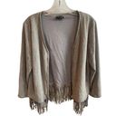 Tahari Women’s medium  faux suede western Bohemian, cowboy blazer jacket country Photo 0