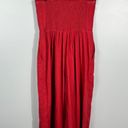 Old Navy Women’s Red Linen Blend Tank Top Wide Cropped Leg Romper Jumpsuit XS Photo 5