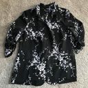Soho Apparel  LTD  women’s 1X black floral blazer Photo 1