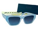 Quay  No Apologies SUNGLASSES Artic Tort Frame Blue Gradient Lens Limited Edition Photo 5