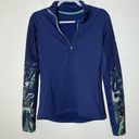 Nike  Pro Hyperwarm Half Zip Training Top Pullover Periwinkle Blue Women's M Photo 1