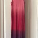 Young Fabulous and Broke  Pink and Purple Ombré Ribbed Midi Tank Dress Photo 1