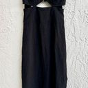 Vix Paula Hermanny NWT  Solid Francis A-Line Midi Dress Black Women's Size 34 / 0 Photo 0